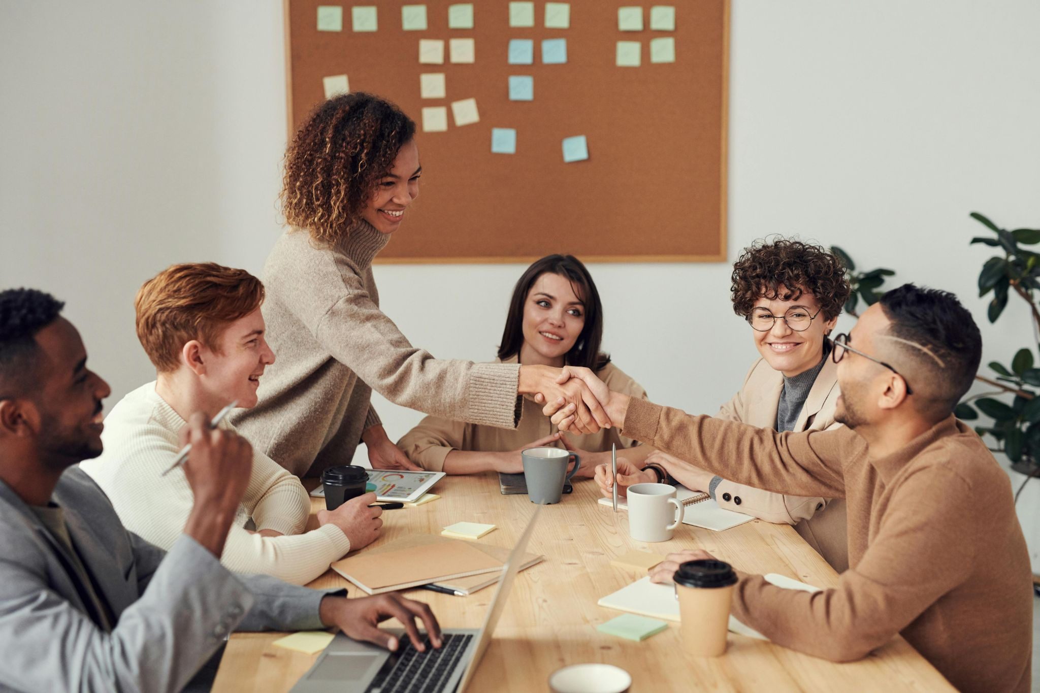 High-performing sales team recruited by top sales staffing agencies