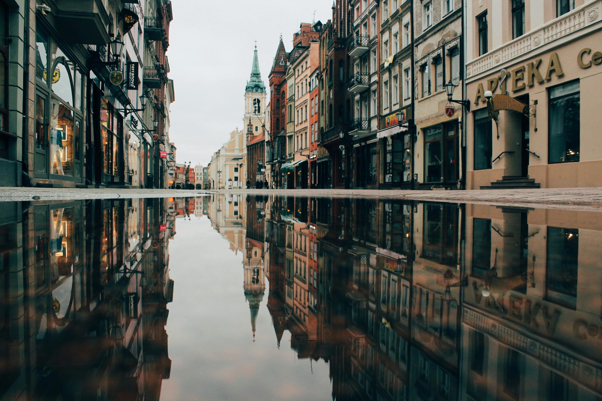 Poland downtown 