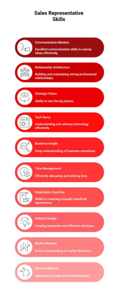 sales rep skills